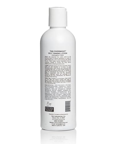 Miniatura 2 de Sun Laboratories - Loción bronceadora autobronceadora y manopla para un brillo dorado, mediano, botella y guante de 8 onzas líquidas