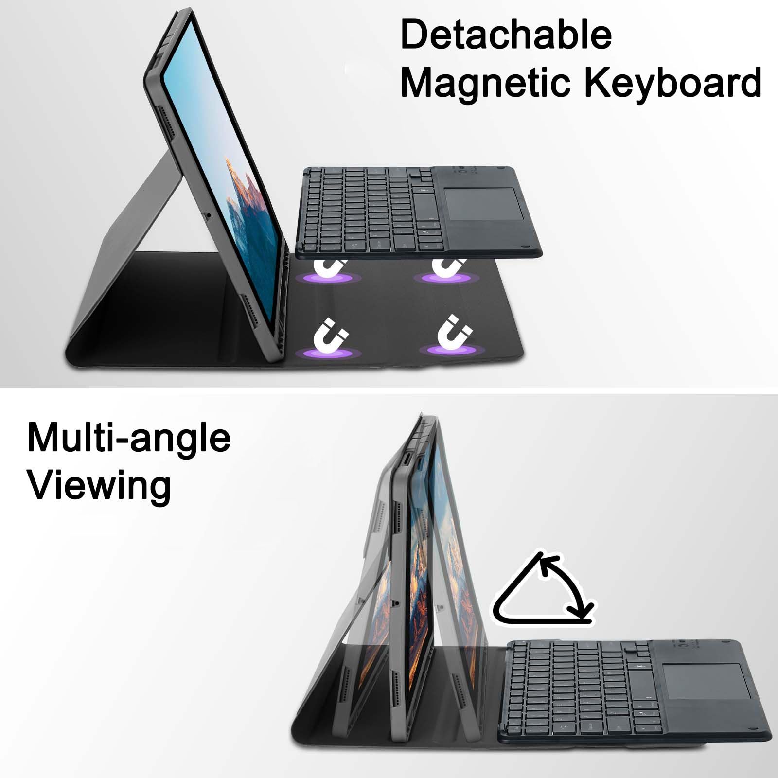Amazon.com: Keyboard Case for Samsung Galaxy Tab S10 FE Plus/S10