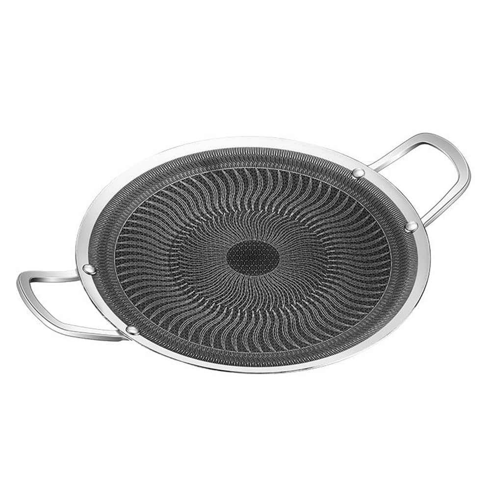 IJSDNVJNDX Stainless Steel for Induction Stove& Burner Grills for Outdoor BBQ, Camping, BBQ Grill Pan