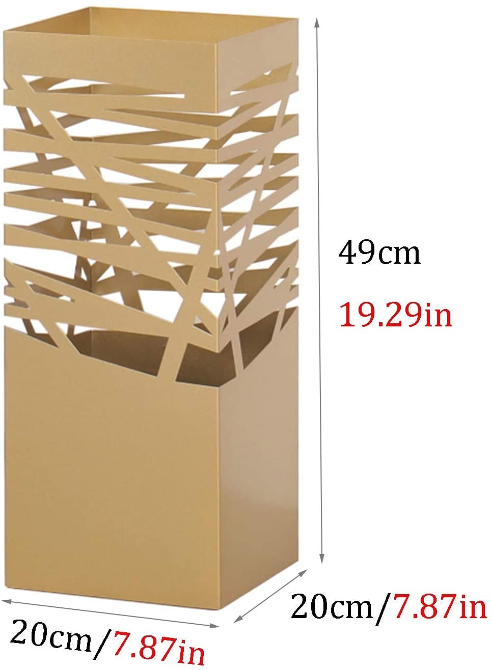 Stojak na parasole - uchwyt na beczkę z kutego żelaza na 17 parasoli, czarny, wydrążony design