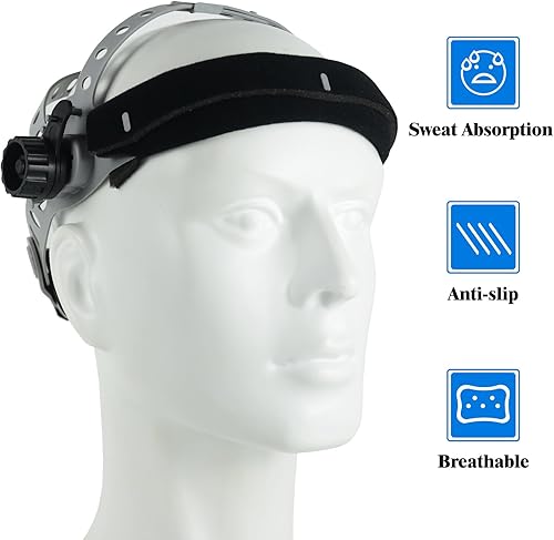 Miniatura 5 de Casco de soldadura, casco de repuesto para casco de soldadura, accesorios para casco de soldadura con banda para el sudor para casco de agujero