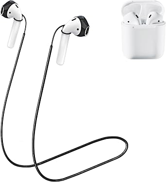 Anti-Lost Strap for Airpods 2, Airpods Straps Airpod Neck Strap Silicone Anti-Lost Cord Sports Lanyard - Compatible with Airpods 2