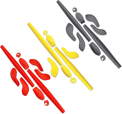 TERYDANBLE Kit de goma compatiblede repuesto para Oakley Juliet con 3 colores