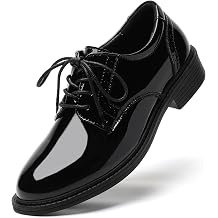 Oxford Shoes for Women Black Formal Lace up Flats Dress Saddle Work Office Ladies Business Casual Dressy Shoes