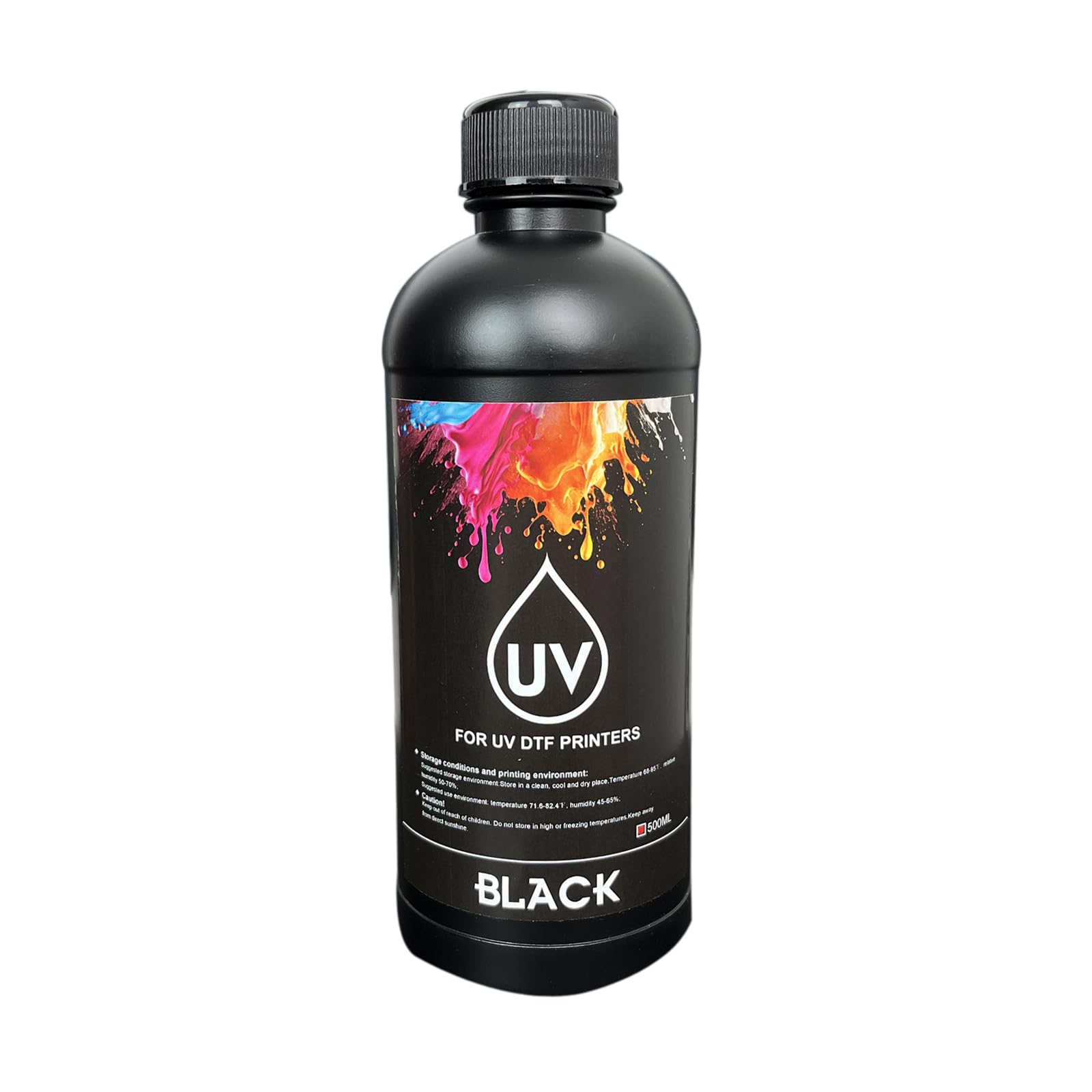 UV DTF Ink 500ml for UV DTF Printer Printing on UV DTF A B Films for XP600 TX800 i3200 i1600 L805 1390 DX5 DX6 DX7 DX10 UV Sticker Printer(6×500ML CMYKWV One Set)