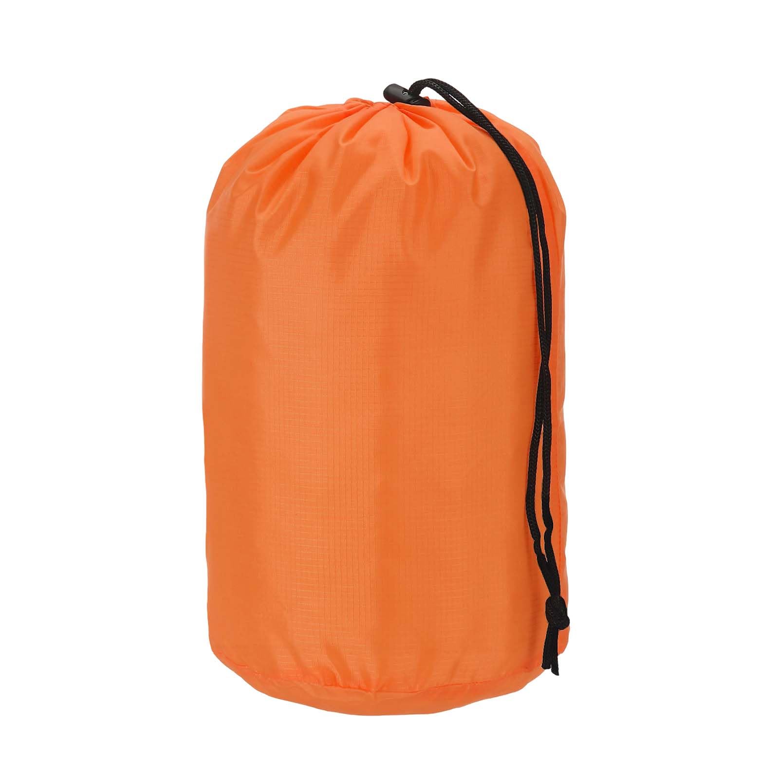 Photo 1 of YELARXI Waterproof Nylon Stuff Sack (Orange, 5x10 Inch)