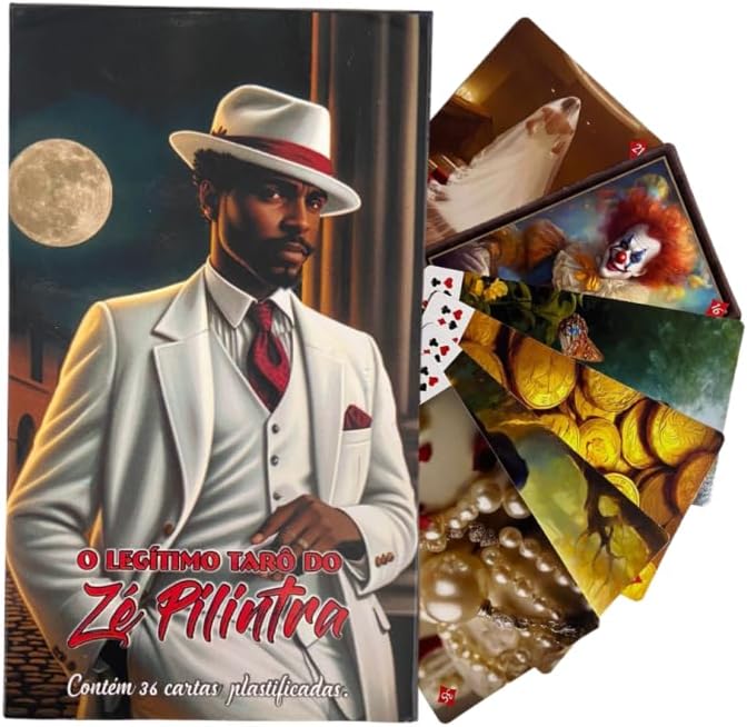 O Legítimo Tarô do Zé Pilintra 36 Cartas Plastificada+Manual