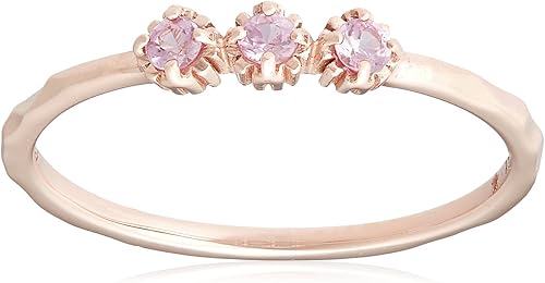 Amazon ジルスチュアート Jillstuart K10pg ピンク サファイア 3石 リング 指輪 Jggrpq 日本サイズ7号 リング 通販