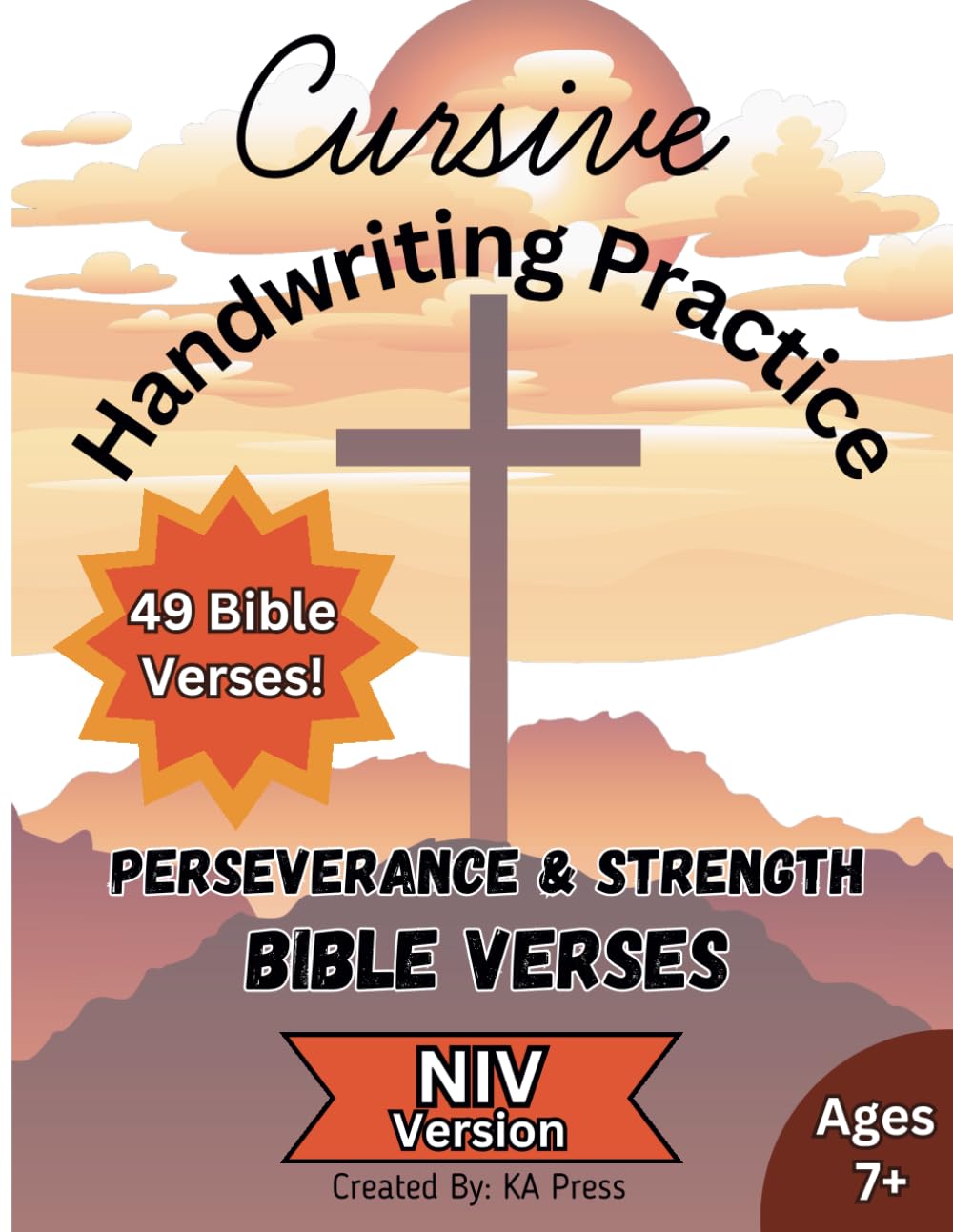 Cursive Writing Practice: Perseverance & Strength Bible Verses