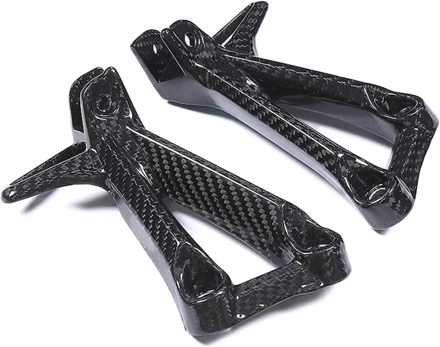 Compatible With Yamaha MT10 MT-10 2016 2017 2018 2019 2020 2021 3K Carbon Fiber Rear Heel Guards Motorcycle Accessories Fairings Kit Parts