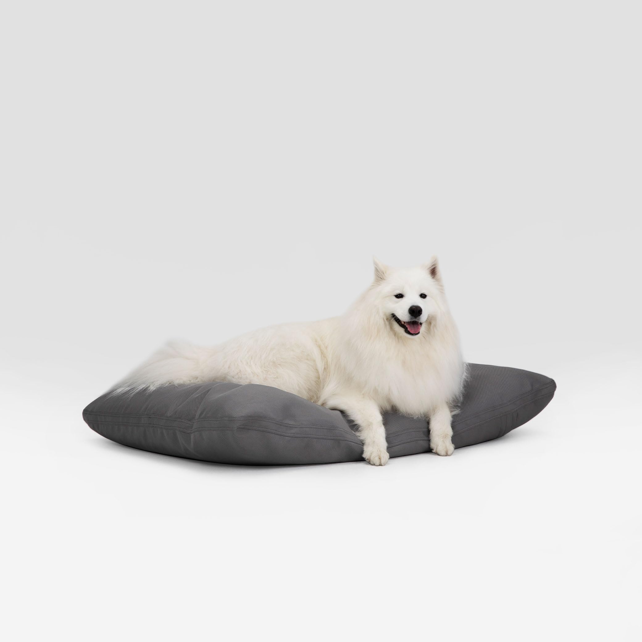 Diggs Pillo Dog Bed I Durable I Cozy I Versatile I Best for Puppies Nesting & Burrowing (Large, Pewter)