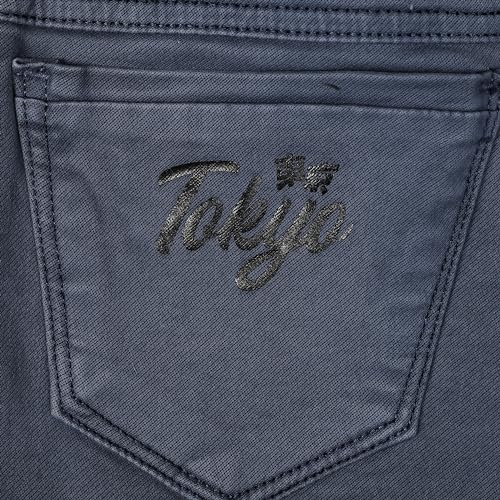 Image of Boys Regular fit Shorts, Elastic with Drawstring Waistband, Stretchable Soft Cotton Denim, Solid, Above Knee Length