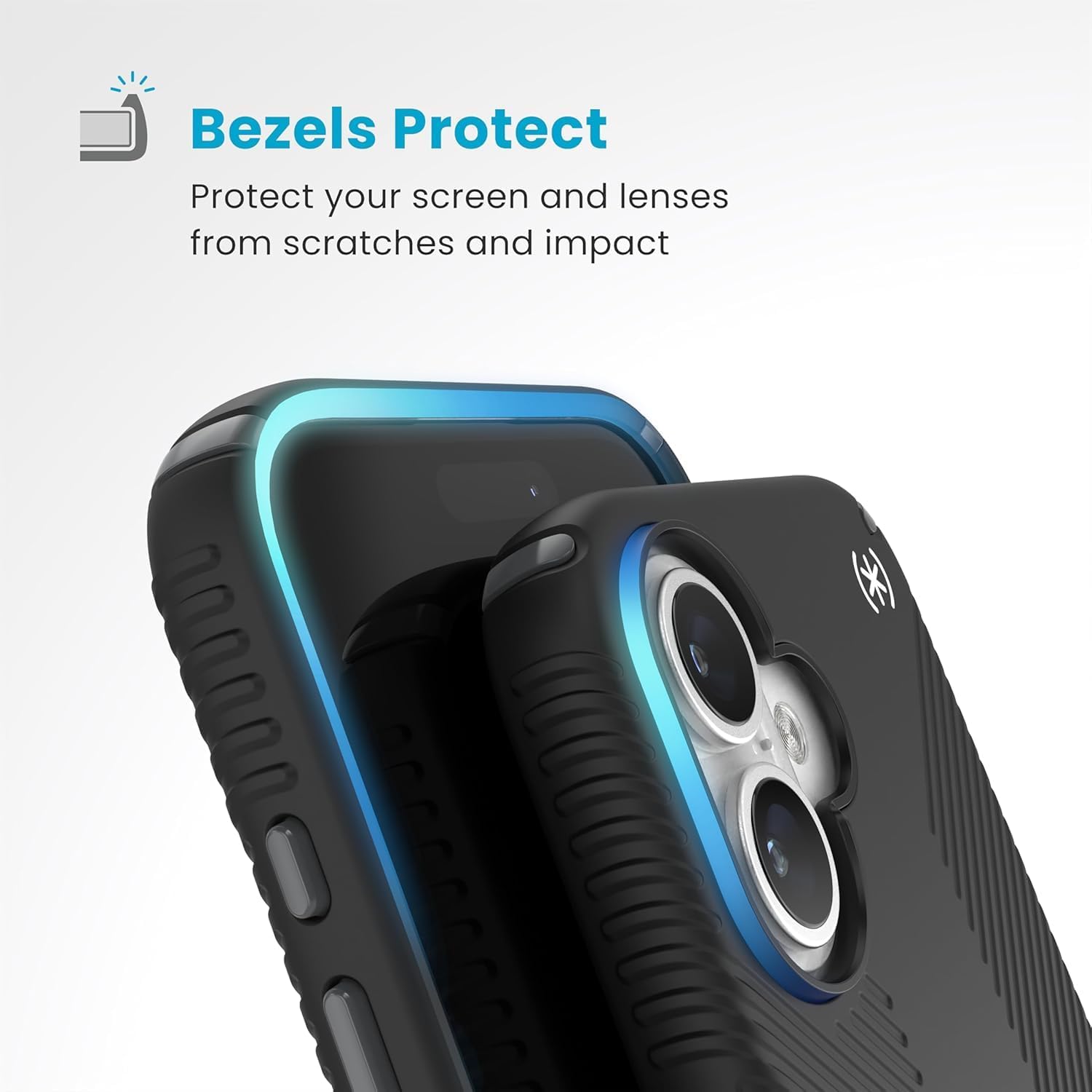 Speck Presidio2 Grip Case for Apple iPhone 16 (Black)