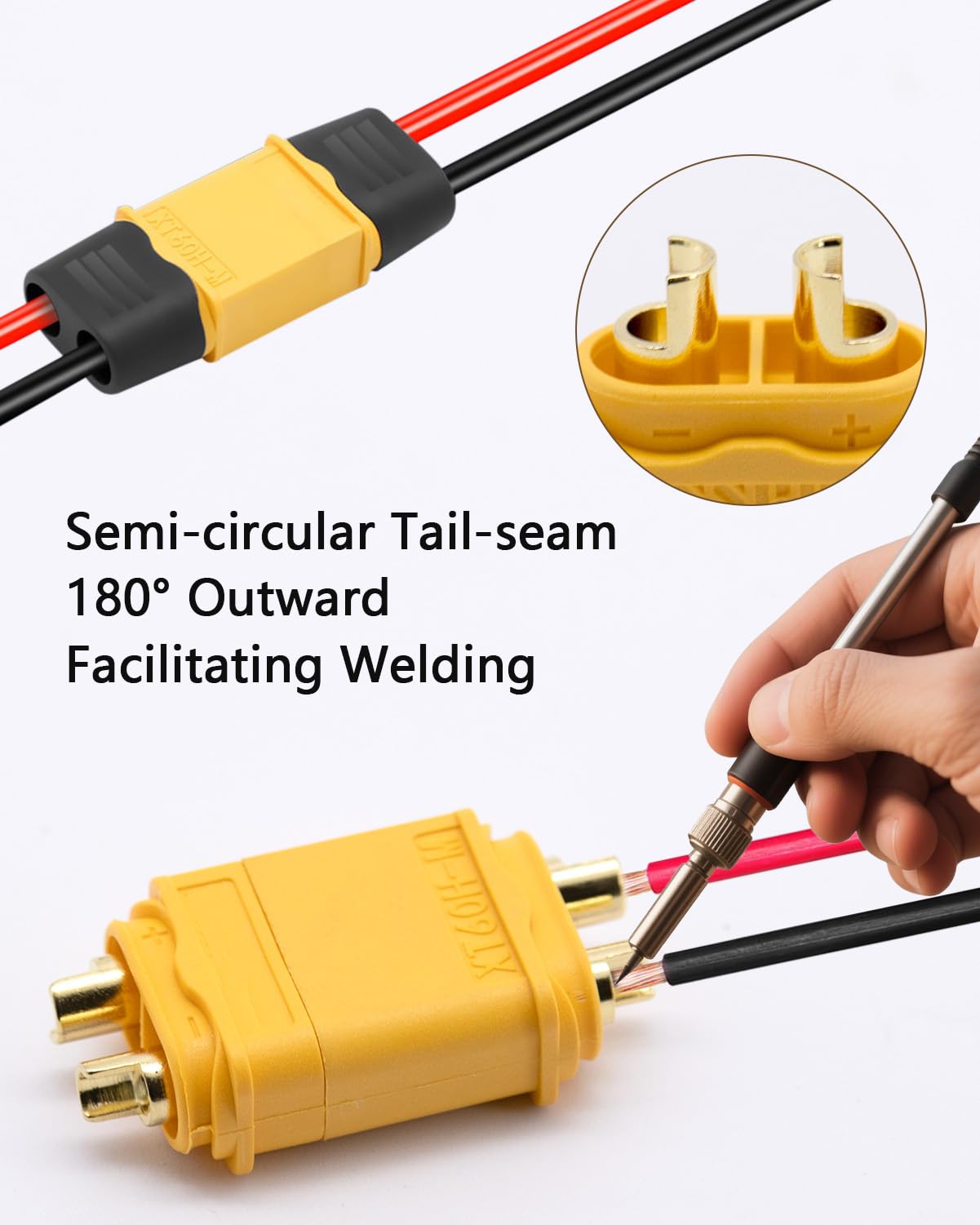 10 Paires De Connecteurs Mâle Femelle XT60 Pour Batteries LiPo - Maison Du Drone