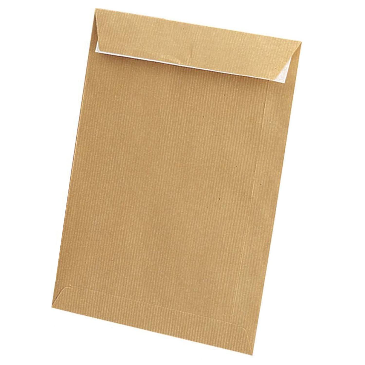Caja de 1000 Sobres Bolsas Kraft 120x170mm Para Envíos Salarios Tira Silicona Autoadhesivo Bolsas de Papel para Bisutería, Joyería