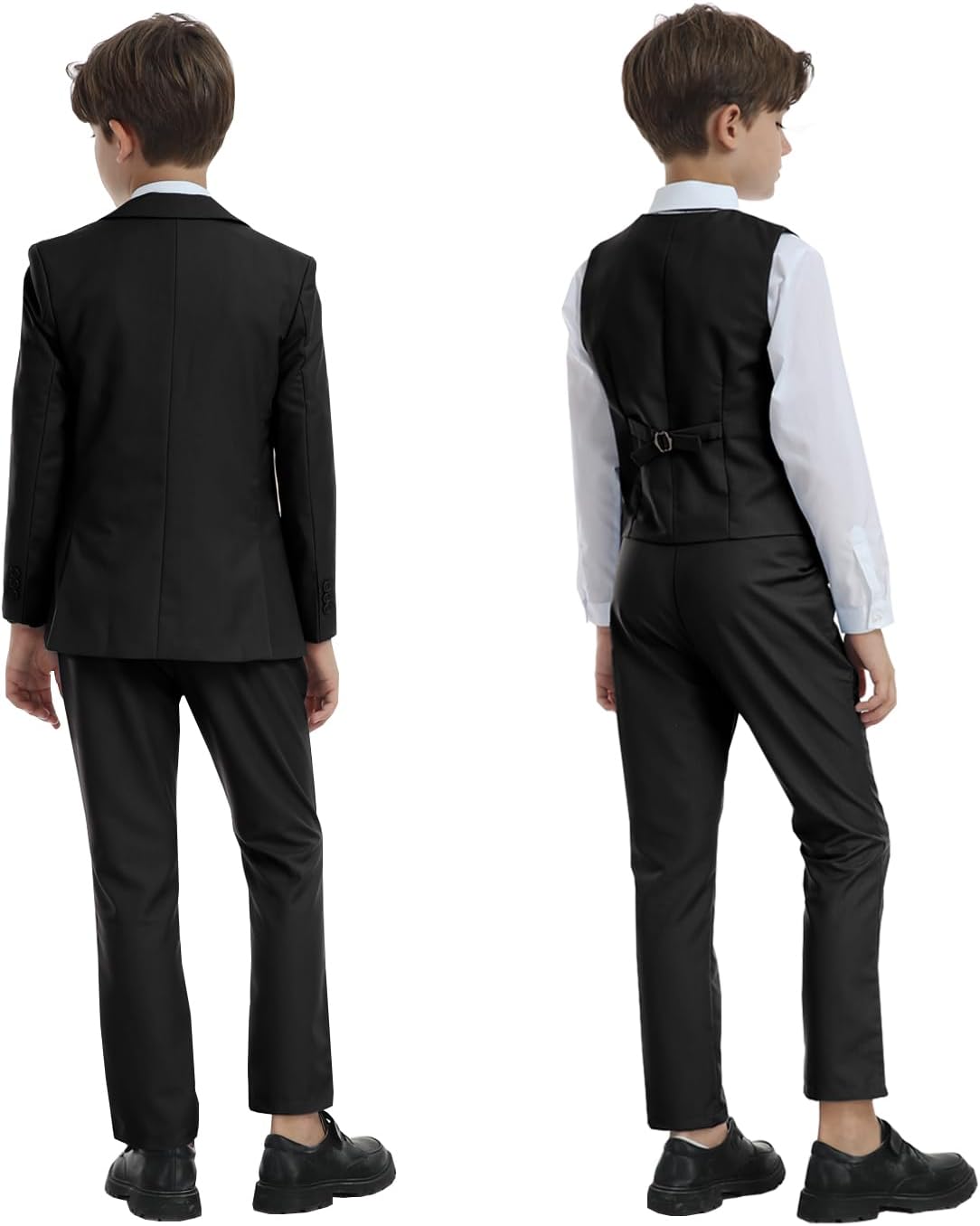 Boys Suits for Kids Toddler Tuxedo Boys' Formal Suit Set Slim Fit Wedding Ring Bearer Outfit - Image 5