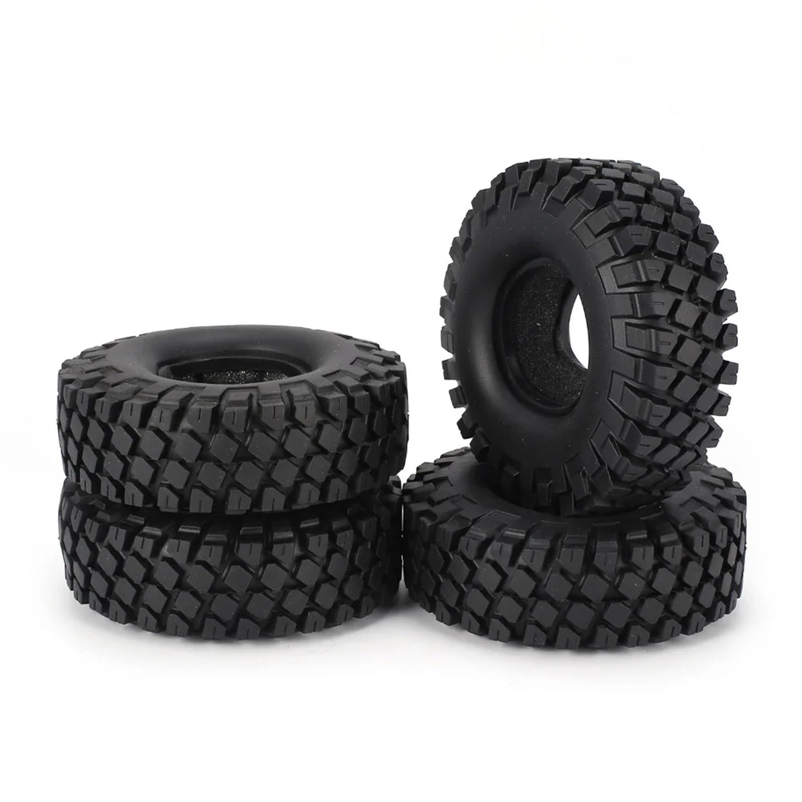 RC Modifikations Zubehör Für Traxxas Für TRX-4 1/10 4PCS Off-Road RC Für Klettern Crawler Auto Modell 115mm 1,9 Zoll Gummi Reifen Rad Spielzeug Teil
