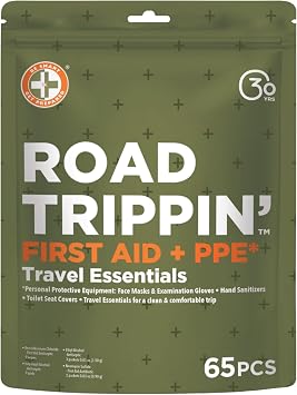 Be Smart Get Prepared Road Trippin Travel Essentials Kit - 65 Pieces