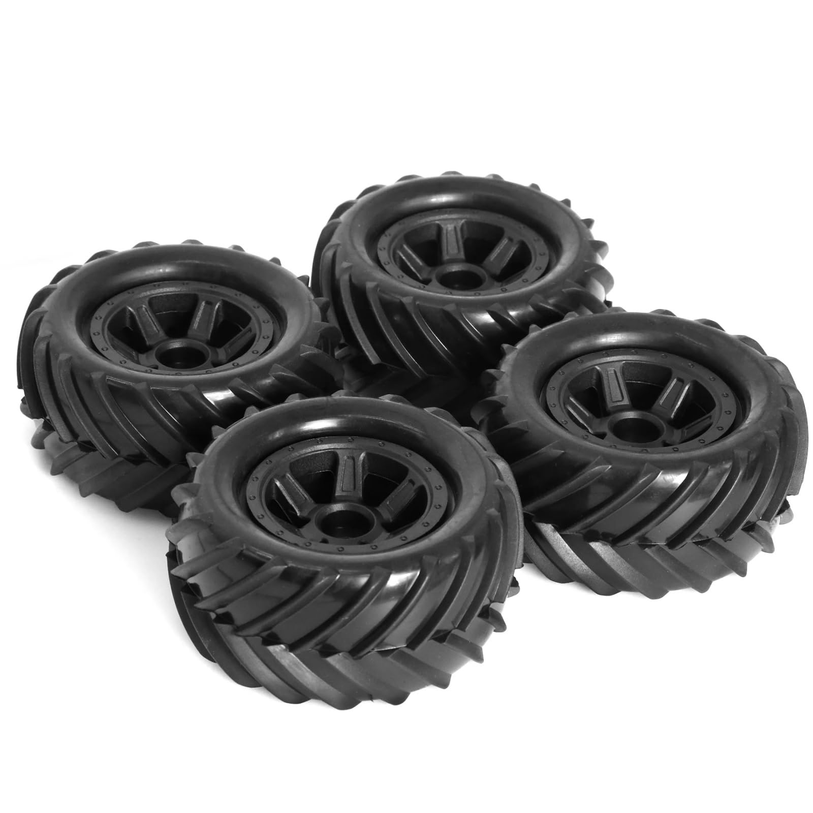 Per Traxxas Per E-Revo Per MJX 16207 16208 Per SCY 16101 Per HBX 1/16 4 Pezzi Monster Truck Per Buggy Pneumatici Ruota Esagonale RC Parti Di Automobili Ricambi Modellini RC