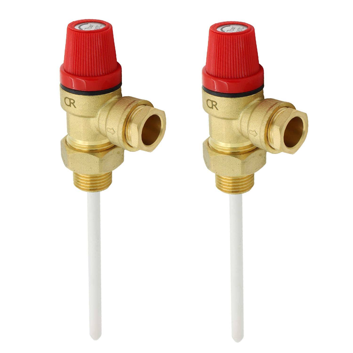 Evolve Temperature and Pressure Relief Valve 3/4""*22mm  10 Bar 90°c