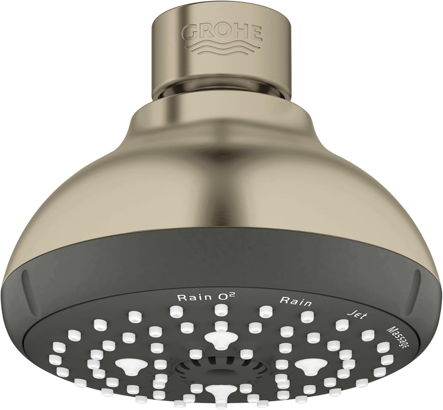 Grohe 26044001 Tempesta Classic 100 1.75 GPM 4-Spray Shower Head, Starlight Chrome