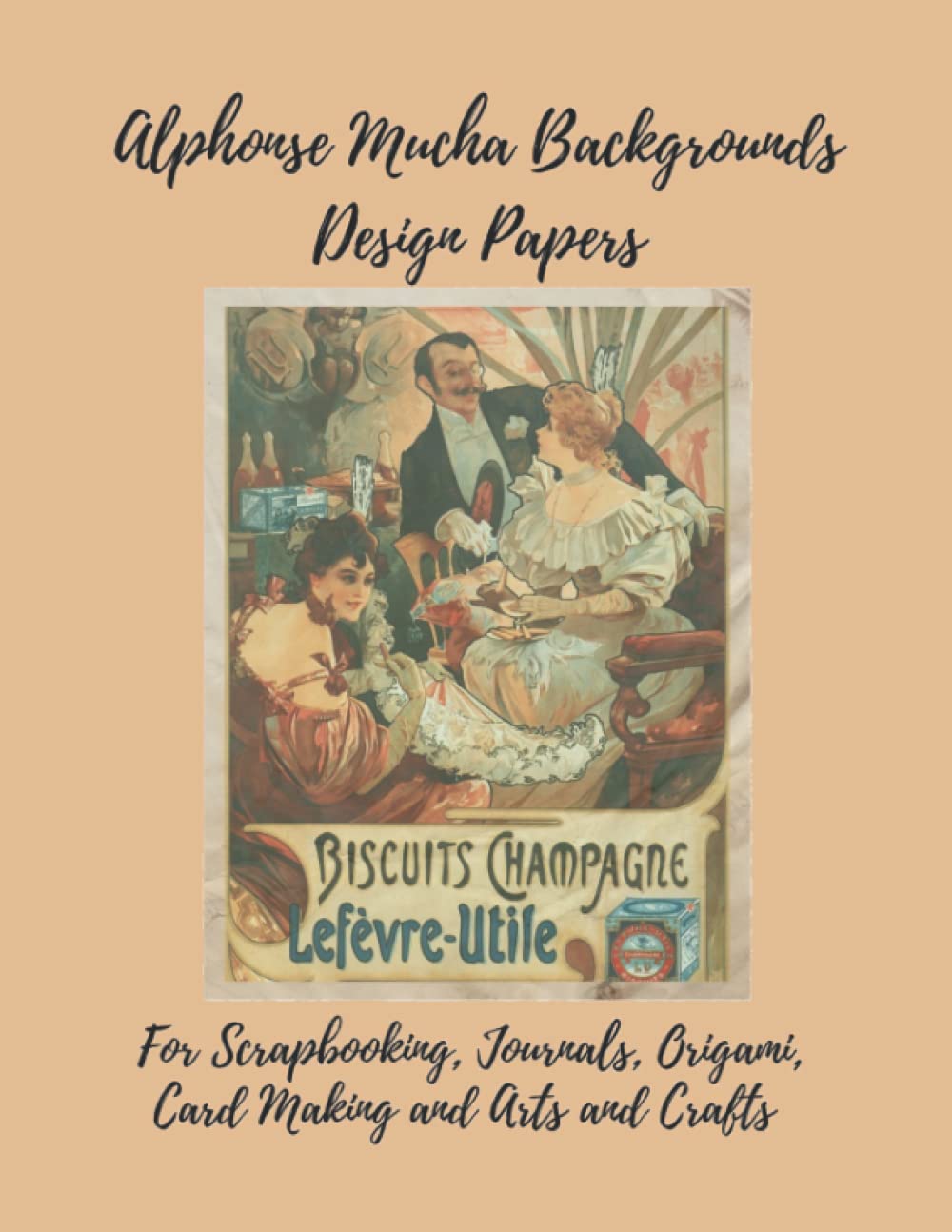 Independently published Alphonse Mucha Background Papers: Art Deco Papers For Scrapbooking, Journals, Origami, Card Making and Arts and Crafts Paperback – 10 February 2022