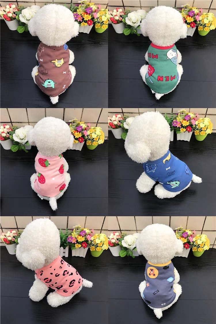 Amazon.co.jp: 犬服 秋 冬 (S〜6XL) 犬の服 可愛い キャラクタータンク