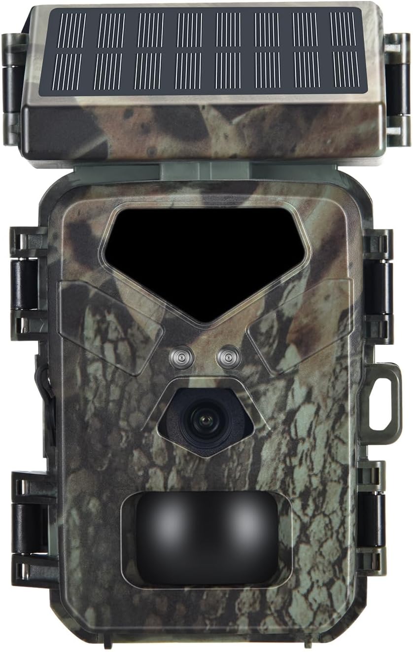 YTLJJ Solar Wildlife mini Camera 20MP 1080P, Builtin a 2600mAh