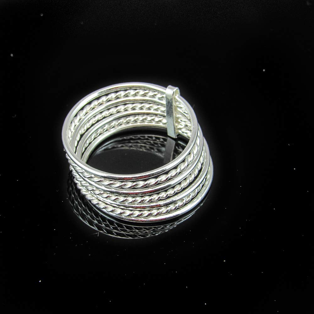 Alianza semanario de Plata de ley 925 Talla 23 un Anillo unisex de moda