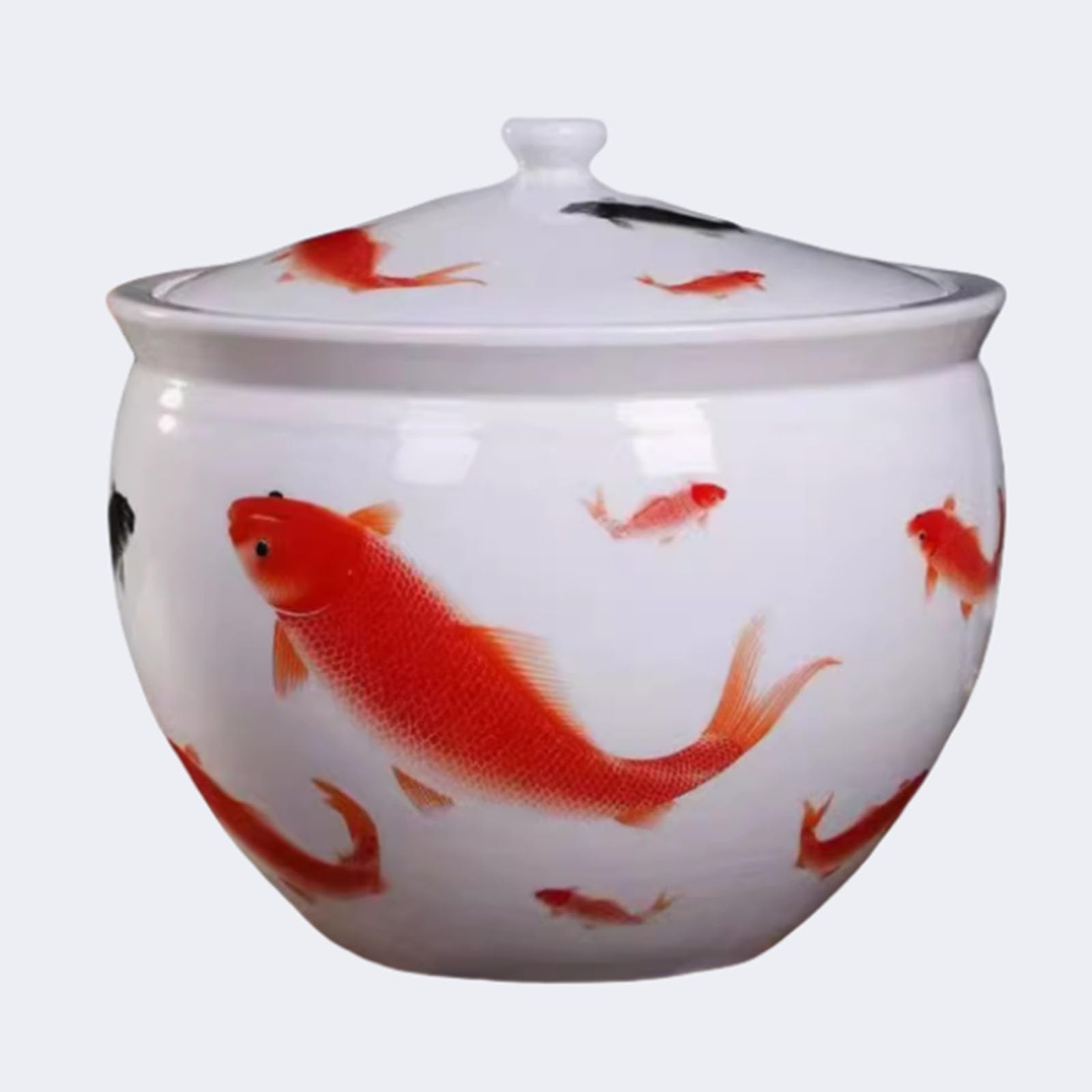 Ixtregzjkm C Erami Dispenser Ontainer, Erami Rice Jar With Lid, Grain Dispenser, Hinese Rice Bucket, Food Storage Jar, Erami Rice Bucket For Rice, Nuts, Offee, Snacks, Tea And Various Dry Foods 10Kg