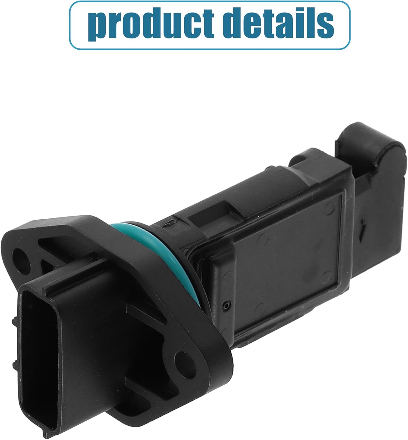 X AUTOHAUX Mass Air Flow Sensor Meter Replacement 22680-5U400 for Nissan Almera N16 1.8L 2002-2016 for Nissan Primera P11 P12 Black