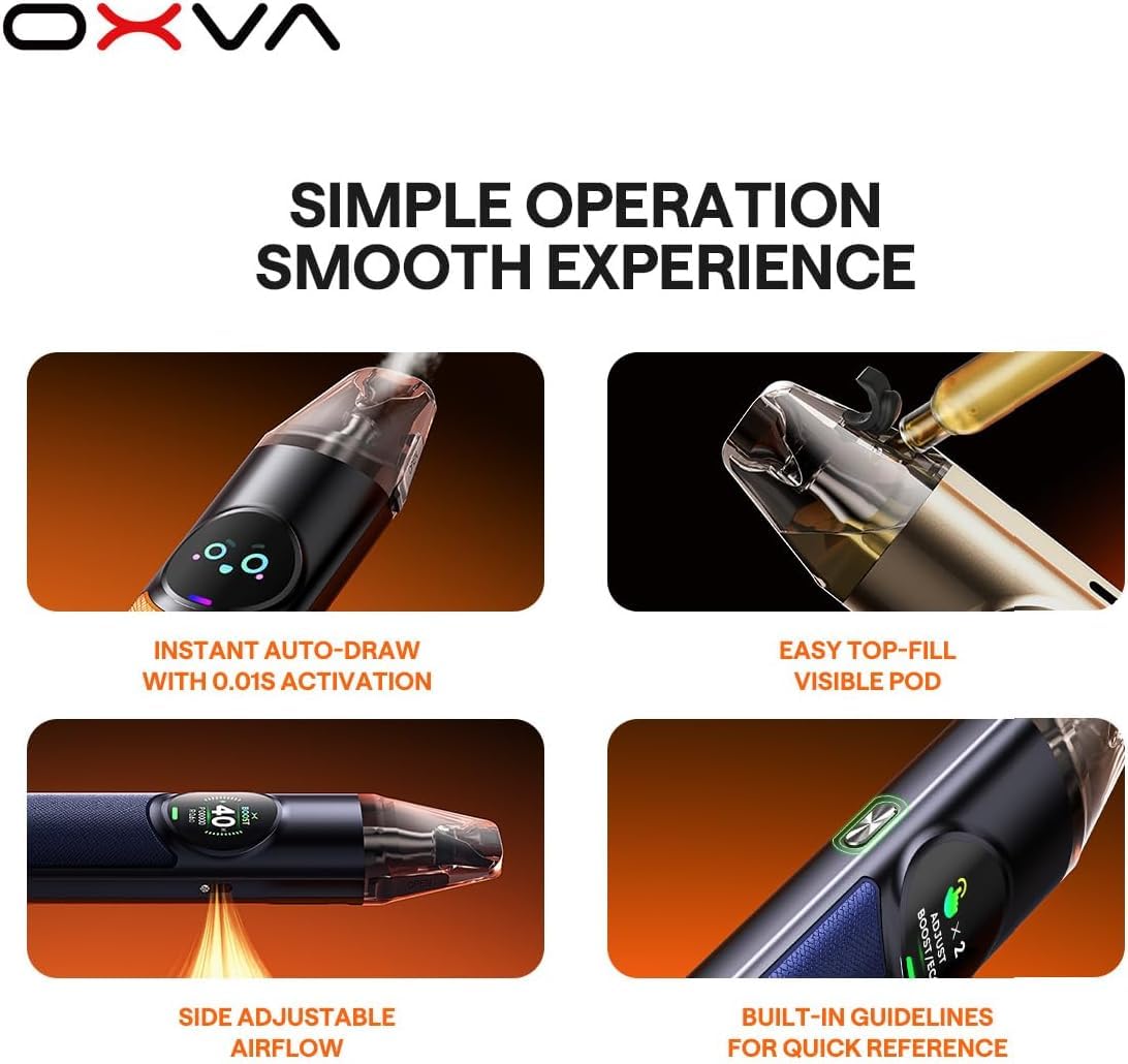 oxva nexlim amazon OXVA NeXLIM Power Black: 1500mAh, 4ml, schlankes Design main image 0