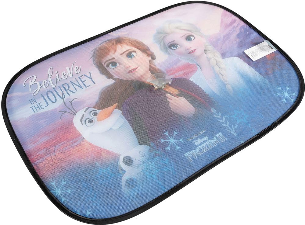Tendina parasole auto Frozen Disney Anna Elsa 60x40 cm pieghevole protezione solare bambine