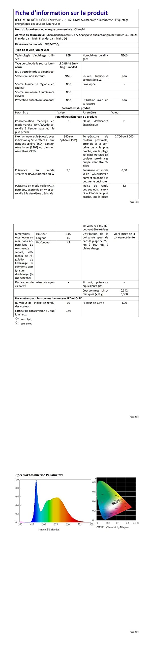 ChangM Lampa LED E14 RGBW 2700 K zestaw 6 diod LED zmieniających kolor żarówki 5 W (zastępuje 40 W), możliwość przyciemniania kolorów żarówki LED, zmiana kolorów z pilotem zdalnego sterowania, RGB i