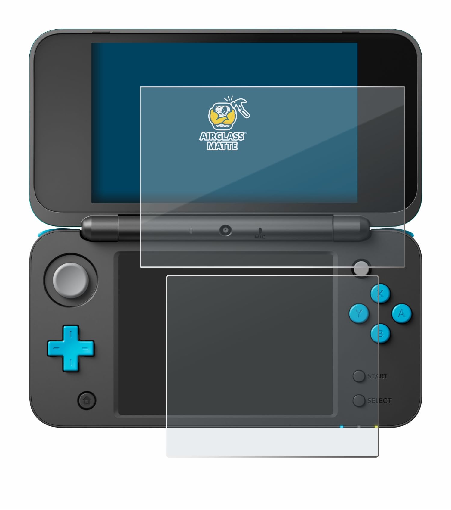 BROTECT Protector Pantalla Mate Cristal para Nintendo 2DS XL Protección Anti-Reflejos