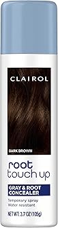 Root Touch-Up Temporary Hair Coloring Spray, Dark Brown Hair Color, Pack of 1