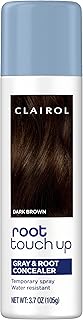 Clairol Root Touch-Up Temporary Hair Coloring Spray, Dark Brown Hair Color | Instant Natural-Looking Gray Root Coverage | Ammonia Free | Lightweight Formula | Pack of 1
