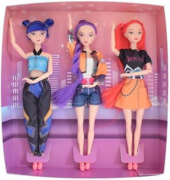 Demon Hunters 11.5 Fashion Doll for,Articulated Girl Group Doll,Perfect Christmas and Birthdays Toy Gift for Girls Fans