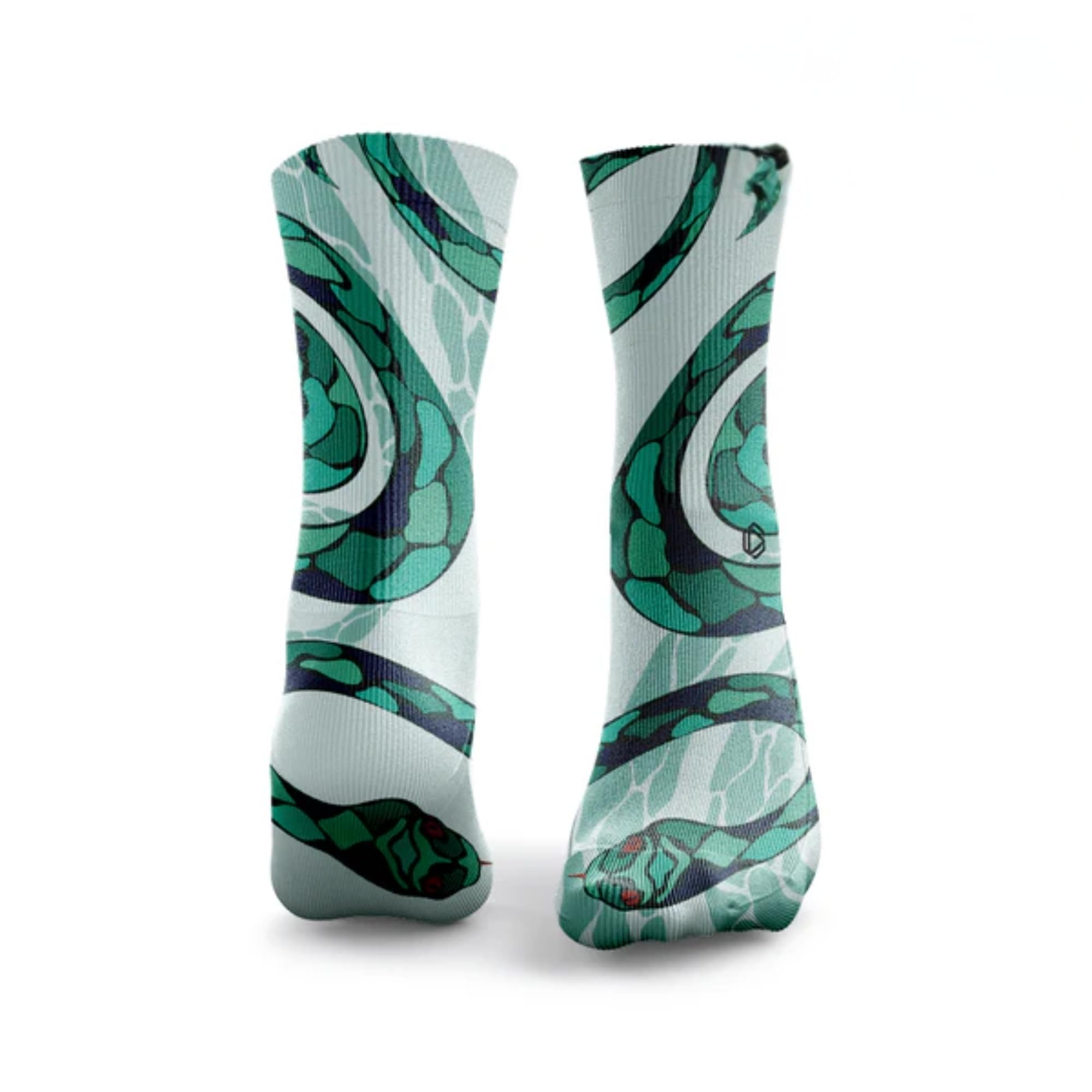 Hexxee Men's Multi Crew Year Of The Snake Socks : 9-11.5 Uk / 9-12 Us