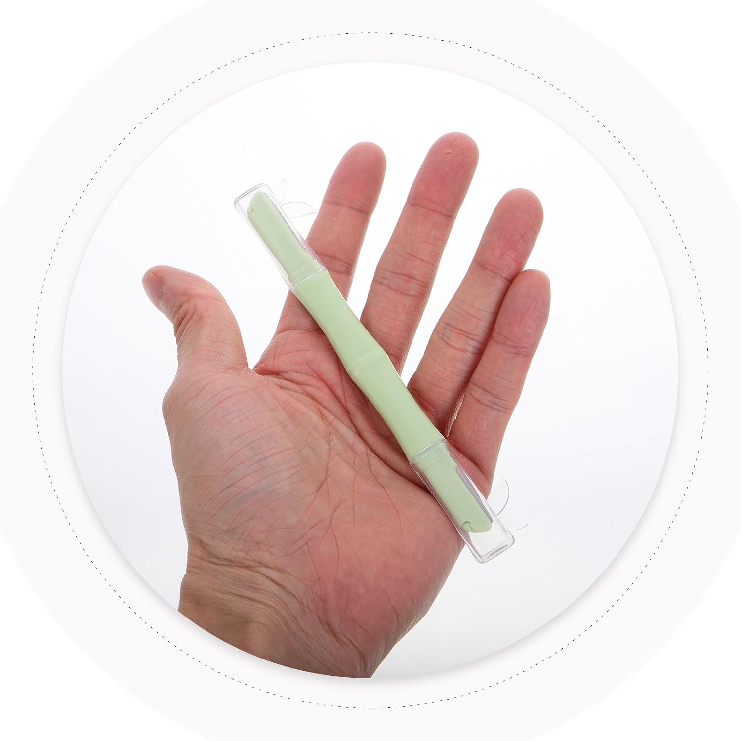 Dual Head Eyebrow Trimmer Precision Facial Hair Removal for Women