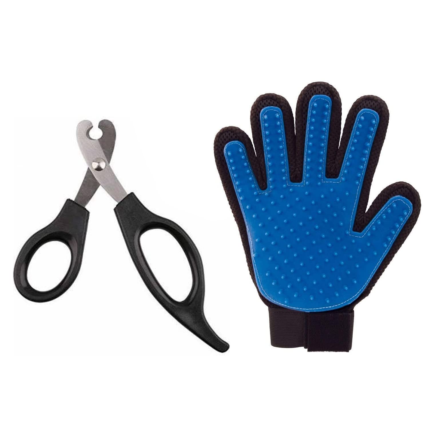 Emily Pets Combo of 2 Dog Grooming Kit for Puppies & Dogs & Cat Nail Cilppers and Pet Grooming Glove for Dog, Puppy, Cat and Kitten (B09J7RY4MP) Amazon Price History, Amazon Price Tracker