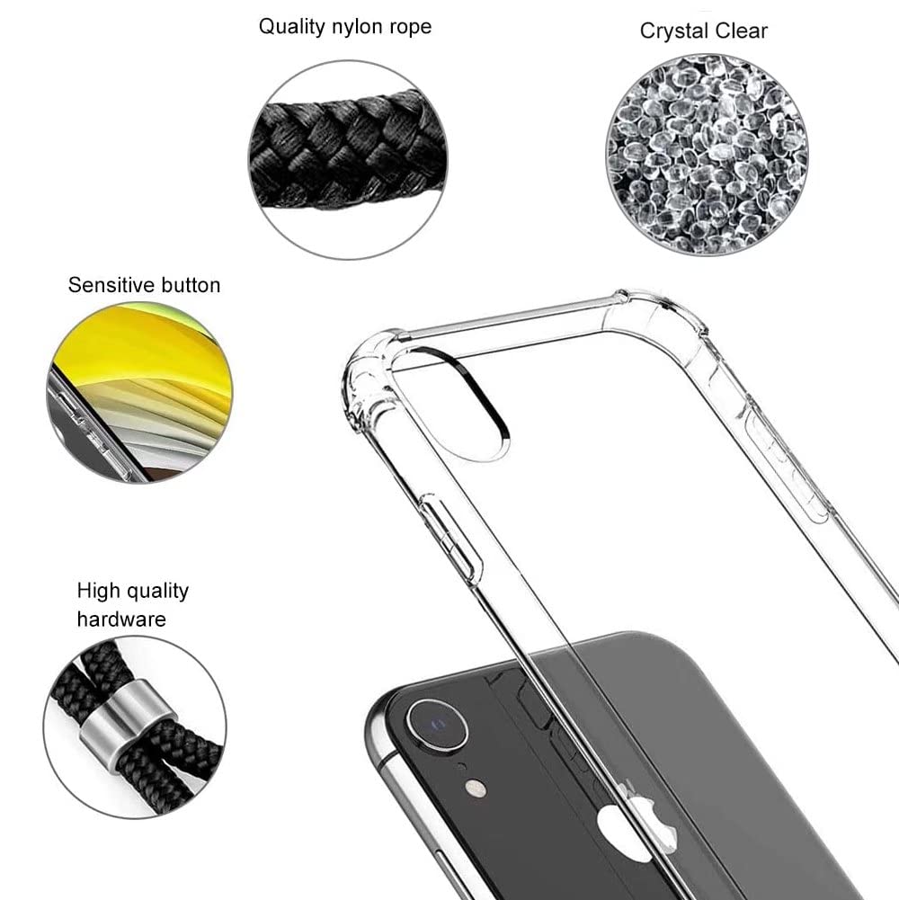FMPCUON Cover Trasparente Con Cordino E Vetro Temperato Per Xiaomi 13 Ultra - Tracolla Regolabile