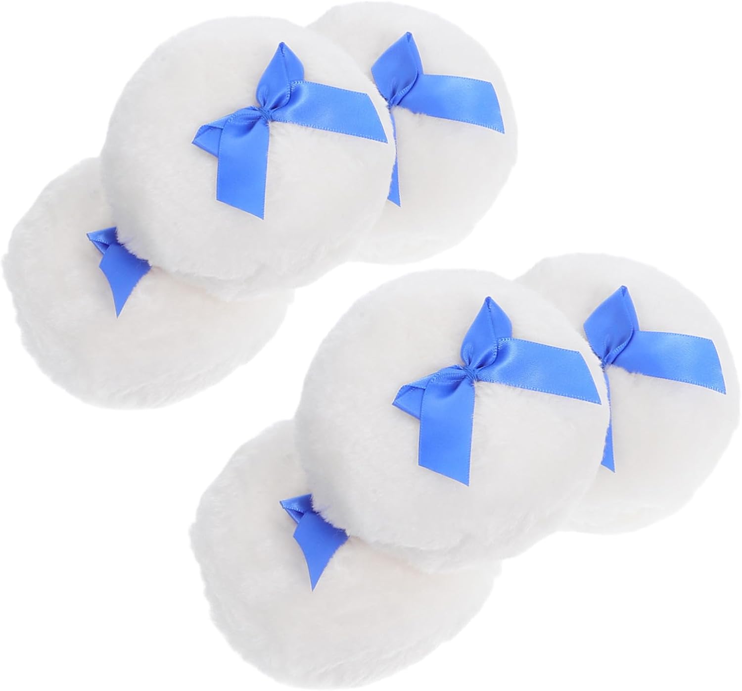 WOFASHPURET 30個 ベビーパウダーパフ 柔らかい長毛のぬいぐるみ素材で新生児の