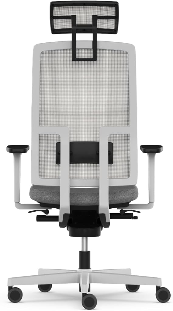 nurus ME TOO Fluid Motion Plus® PP Ayak Başlıklı Gri Çalışma Koltuğu (Koyu Gri)