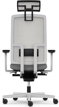nurus ME TOO Fluid Motion Plus® PP Ayak Başlıklı Gri Çalışma Koltuğu (Koyu Gri)