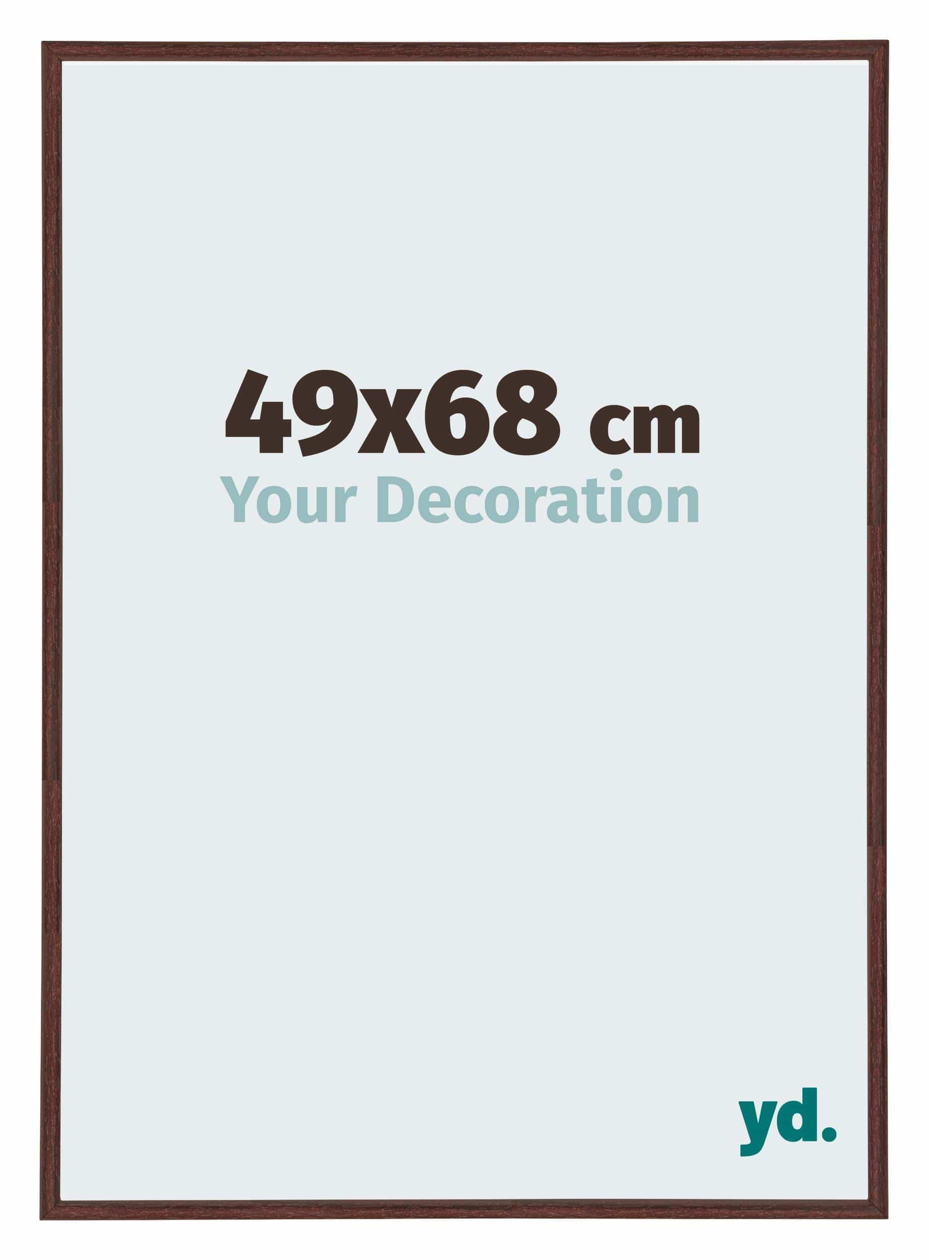 Your Decoration - Puzzle frame 49x68 - Brown - Puzzle frame 500-1000 Pieces - Plastic Photoframe - Annecy