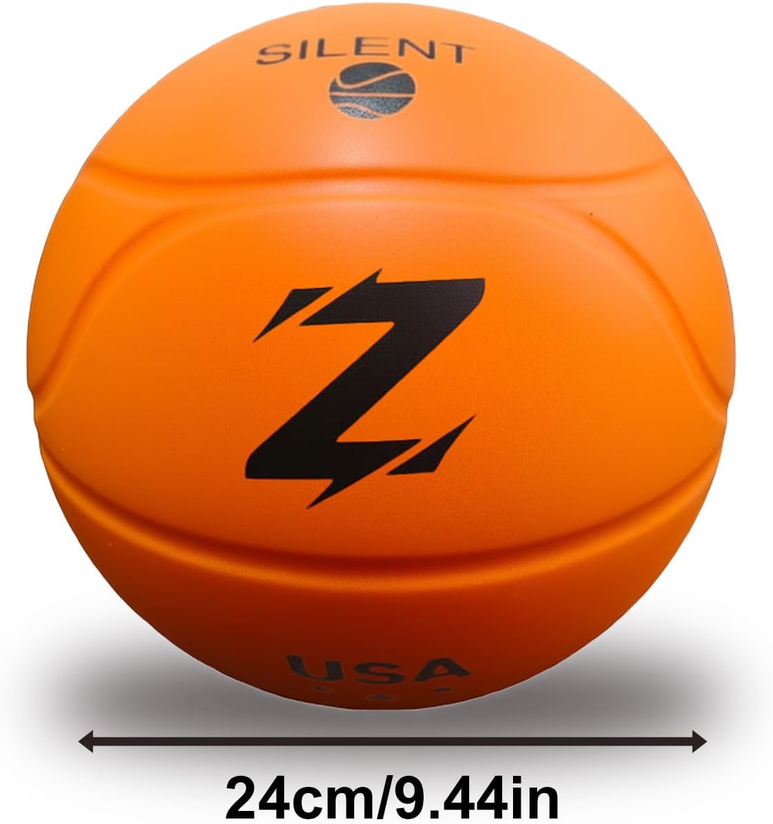 Indoor Silent Basketball (Size 7) - Silent Foam Ball, Quiet Dribbling, Safe and Reliable, Suitable for Children, Realistic Touch, 29.5-inch Durable Training Ball, new Texture Design.
