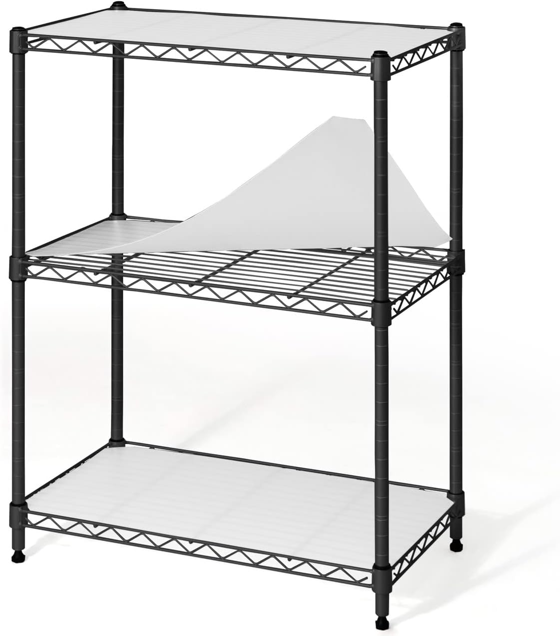 Fencer Wire NSF Adjustable Height Wire Shelving w/Liner