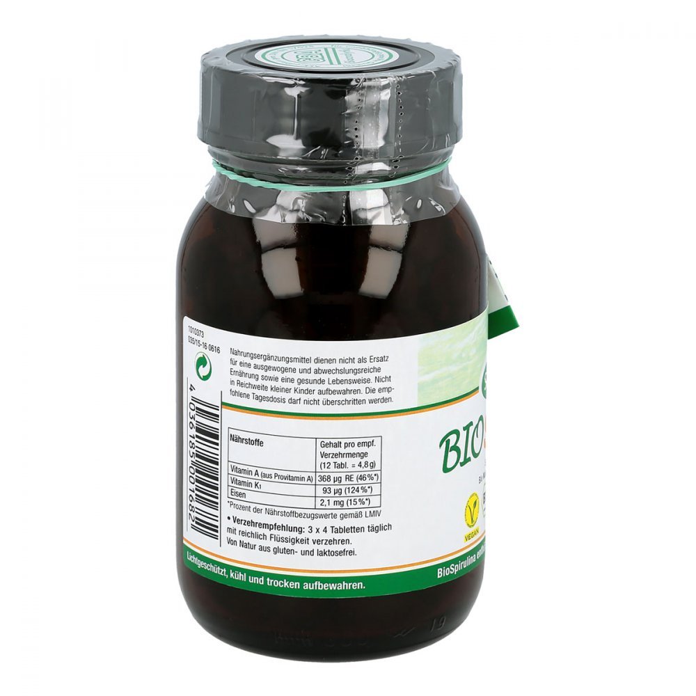 BIOSPIRULINA aus ökologischer Aquakultur Ta 500 St