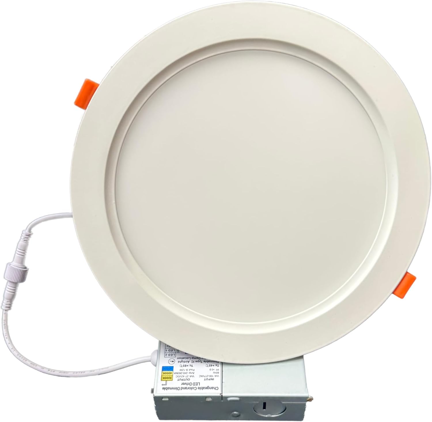 E2 Lighting 8 Inch Recessed LED Light, 8 Inch Retrofit LED Recessed Light, 18W Dimmable Slim LED Downlight, 3CCT Tunable 3000K/4000K/5000K Fixture